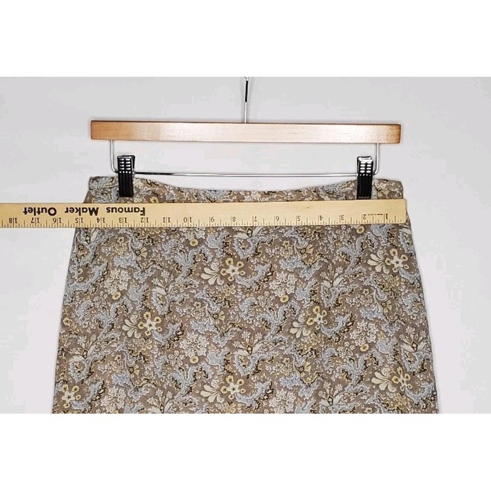 Vtg Old Navy Paisley Floral Skirt 6 Fairy Lined Overlay Preppy Garden Tea Y2K - Picture 4 of 8